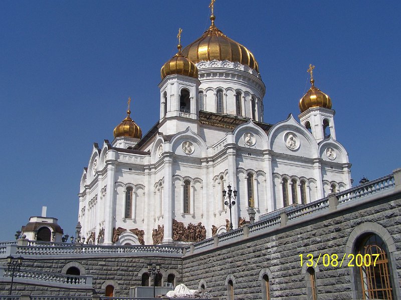 100_2177.JPG - Chrm Krista Spasitea v Moskve. ***** Cathedral of the Christ the Saviour in Moscow.